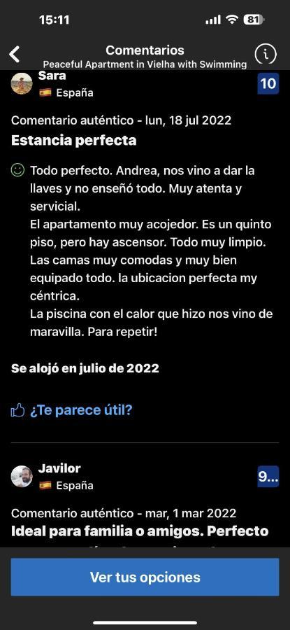 Precioso Atico Duplex En Vielha Para 6 Pax Экстерьер фото